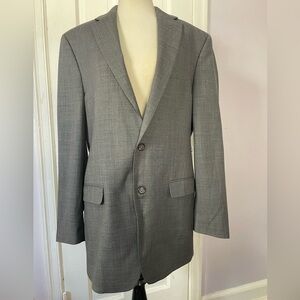 Lauren Ralph Lauren Gray Men’s Blazer – 100% Wool, Size 40L